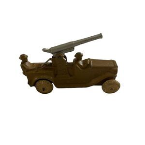 Barclay Manoil Lead Elevating Cannon Car Truck Soldier